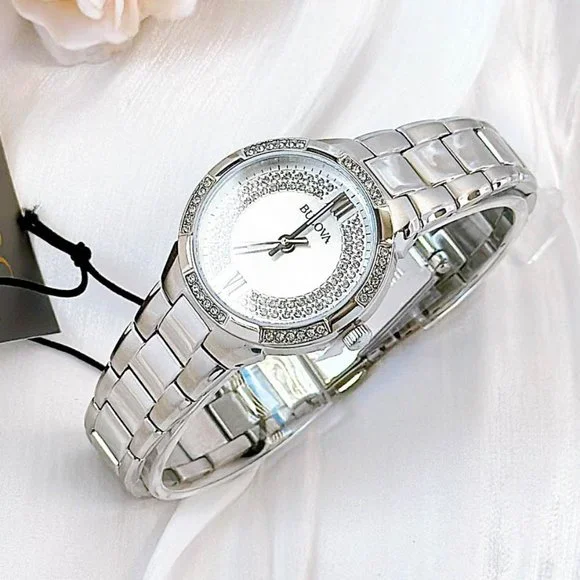 Bulova | Accessories | Bulova Womens Silver Diamond 3mm  display picture 1
